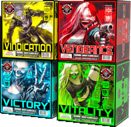Vindication,Vengeance,Vitality,Victory (Sold Individually)